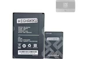 HIGHAKKU Batteria sostitutiva TBL-55A2550 compatibile con TPLink Hotspot M7350 Ver 1.0-4.0 / TL-TR961 (dimensioni: 6,8 cm x 4,8 cm; non 6,2 cm x 4,5 cm)