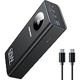 NOHON 65W Power Bank 26800mAh Powerbank: Caricatore Portatile Ricarica Rapida USB C PD/QC3.0 con Display Digitale LED | 4 Por