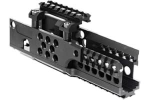 AIRSOFT GANG Airsoft Parts CNC Aluminum 206mm RIS Ras Handguard Rail System Système de Garde-Mains for pour A&K PKM AEG