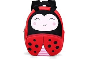 VINBAGGE Sac à Dos Enfant Garderie Maternelle Sac Creche Cadeau d'anniversaire pour bébé Sac Animaux École Cartoon Mignon pour bébé Fille garçon 1-3 Ans