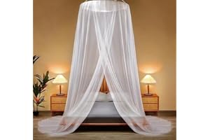 HELOVGE Mückennetz Doppelbetten, Moskitonetze Für Bett, Betthimmel Doppelbett, Groß Mückennetz Moskitoschutz Doppelbetten, Moskitonetz mit Eingang für Haus Dekoration Outdoor Gegen Mücken