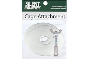 EXOTIC NUTRITION Käfigaufsatz - für Silent Runner Räder (22 cm und 30 cm). Ideales Zubehör, um Ihr Silent Laufrad an der Wand des Käfigs zu befestigen.