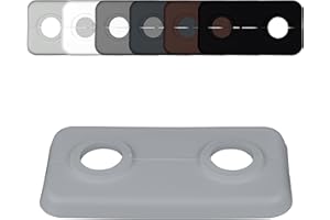 FUX 1 Pc Cache Tuyau Rosace Radiateur 21.3mm Gris Fenêtre - Rosace Double pour Coffrage PVC