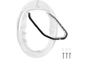 YUEHUAMECH Cat Door for Interior Exterior Doors,Transparent 4-Way Locking Pet Door Dog Window Gate Round Weatherproof Cat Flap with Door Liner Kit for Cats Puppy Small Dogs Sliding Glass Door