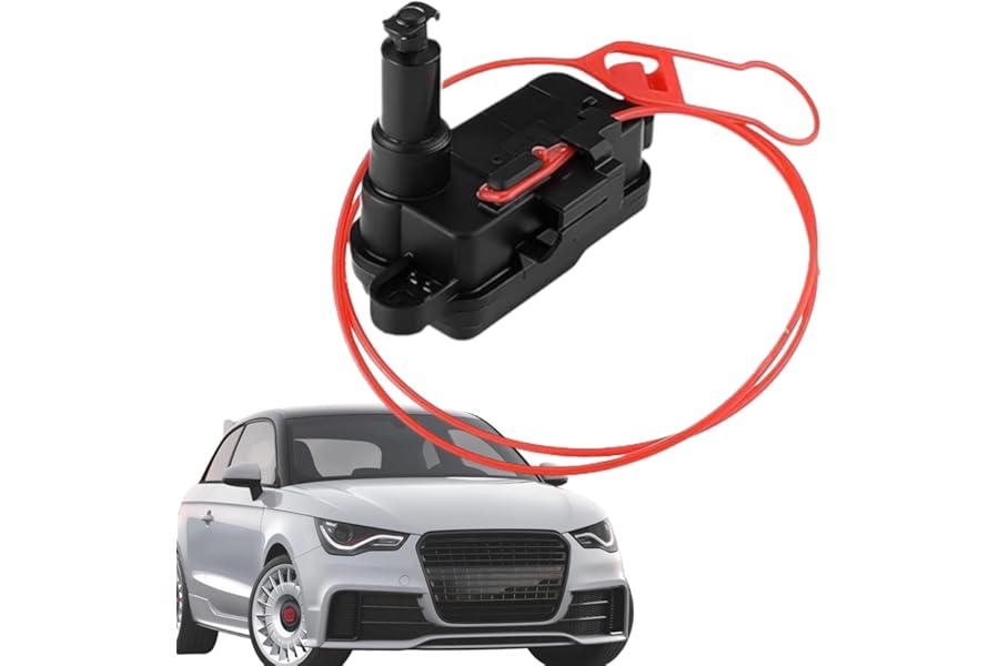 Vexalorn Car Fuel Flap Door Release Lock Fuel Filler Flap Door Lock Actuator Compatible with Audi A1 A3 A6 A7 Q3 Q7 4L0862153D 8V0862153B