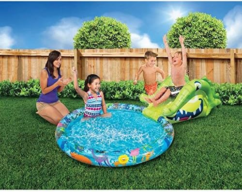 Banzai Alligator Slide and Splash Pool, 4ft 6in