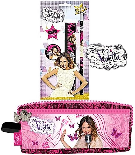 5 Pcs 4-Piece Violetta Set, Pencil Case and Stationery Set Pencil Case, Pencil Case – Pencil Case For School