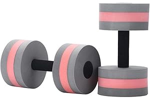 LENCYOTOOL Aqua Speed Wasser Hanteln Für Erwachsene I Schwimmhanteln Aqua Aerobic I Wasser Aerobic-Training Schaum Hanteln I Aqua Fitnessgerät Wassersport Aus PE-Schaum