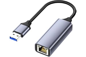 HENGBIRD Adapter USB LAN 2.0 Ethernet 1000 Mbps, USB na RJ45 Gigabit Ethernet LAN, kompatybilny z Surface, MacBook, laptopem, komputerem PC z Windows 11/10/8.1/8, macOS, Linux