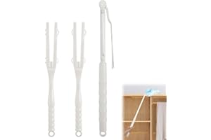 YGKYMVW Ersatzgriff, 3 Stück Teleskopstange Teleskop Starterset, 1 Verlängerter Einstellbare Länge Griff 2 Nicht-terressbarer Verlängerter Griff für Staubwedel-Nachfüller für Reinigen Sauber