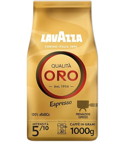 Lavazza Caffè in Grani per Macchina Espresso Qualità Oro - 500 gr