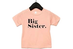 Dovitee Big Sister Girls T-Shirt, Big Sister Announcement Idea for Daughter