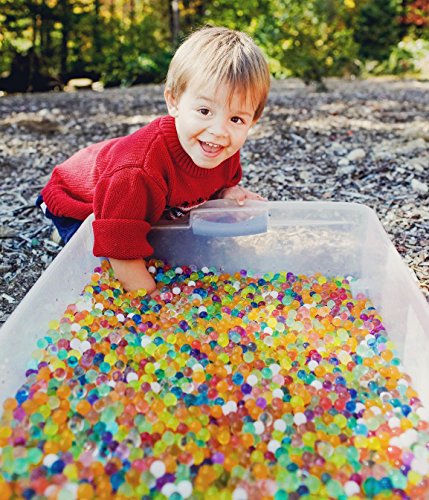 LanMing 5000pcs Wasserperlen Gelperlen Aquaperlen Deko Aqualinos Hydroperlen Für Die Bewässerung Der Pflanzen (Zufällige Farbe) - 2