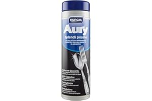 Nuncas Italia S.p.A. Aury Splendi Posate Bain Nettoyant pour Argenterie/Couverts Flacon de 500 ml