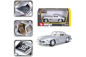 Tavitoys Mercedes-Benz 300 SL (1954) silver (18-22023S) färg (1)
