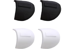 DIVONO 2 paia di spalline, imbottiture antiscivolo per magliette, riutilizzabili, in morbida spugna, per donna, blazer, uomo, abbigliamento, accessori per cucito, fai da te, maglietta (come mostrato)