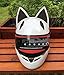 Produktbild WU Katze Ohr Band Winkel Helm Motorrad Helm Vollgesichts Helm,Weiß,M