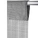 Produktbild Fadenvorhang mit Stangendurchzug, individuell kürzbare Gardine, moderner und eleganter Dekorationsartikel in vielen Farben und Ausführungen (B90xL250 cm/grau - silbergrau)