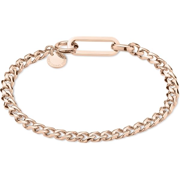 Bracciale Berlino Liebeskind In Acciaio IP Oro, Chiusura Moschettone, 20 Cm - 2