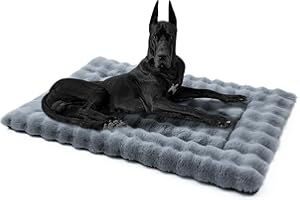 Mora Pets Hundematte Hundedecke waschbar und rutschfest Hundebett Flauschig Hundekissen für Kleine Mittelgroße Grosse Hunde Decke Weiches und Warmes, Grau 107 x 71 cm