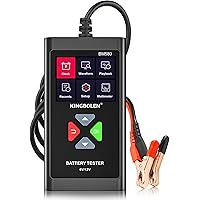 KINGBOLEN BM580 12V Autobatterietester, 100-2000 CCA Batterietester Kfz mit Batteriestatusprüfung Anlasstest Ladetest, Lichtm