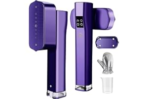 ‎ABXMAS ABXMAS Tragbarer Dampfglätter Steamer für Kleidung, Handdampfglätter für Kleidung mit 15 Sekunden Schnellaufheizung, 2 in 1 Dampfbügeleisen für Reisen und zu Hause