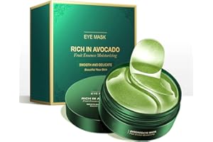 FQQF 60 Pads Augenpads,Augenpads Gegen Augenringe,Augenringe Entfernen,Anti Aging Augenpads,Feuchtigkeit Spendende Augenmaske,Collagen Eye Pads mit Hyaluronsäure