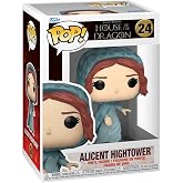 Funko POP Television: House of the Dragon &ndash; Alicent Hightower (Teal Cloak), Oyuncak Fig&uuml;r
