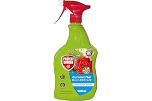 PROTECT GARDEN Curamat Plus Rosen-Pilzfrei Spray, anwendungsfertiges Spray gegen Pilzkrankheiten an Rosen und Zierpflanzen, 1 Liter