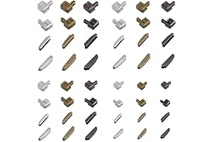 PH PANDAHALL PandaHall 12 Sets Metal Zipper Latch Slider Retainer 3 Color #3#5#8#10 Insertion Pin Zipper Bottom Zipper Stopper Replacement Zipper Pulls for Metal Zipper Zip Sewing DIY Sewing Jacket Coat Pants