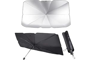 ZIXUANFACAI Windshield Sunshade Umbrella for KIA Sportage GT S-line 2018-2023 2024 2025,360° Rotation Foldable Car Accessories,sun protection and heat insulation