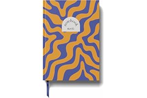 Yop & Tom Lined Notebook (A5) - Electric Maze - Hardback Journal - Medium Ruled