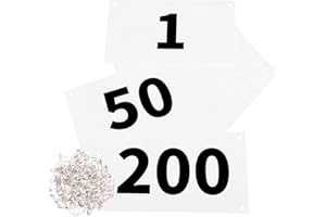 ‎AZARXIS Azarxis Startnummern mit Sicherheitsnadeln für Sportveranstaltungen, Wasserdicht und Reißfest Startnummernhalter für Laufen, Trailrunning, Radfahren