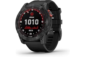 Garmin fēnix ​​7X Solar, Reloj GPS multideporte con carga solar, pantalla táctil, linterna LED, frecuencia cardíaca, mapas y 