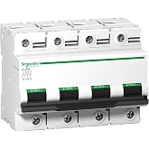 Schneider Electric A9N18372 Automatic Magnetothermal Switch C120N, 4P, 80A, C curve