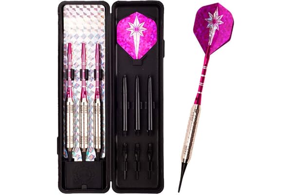 Spove Jeu de fléchettes 18 grammes Doux Pointe pour Cible de fléchettes électronique