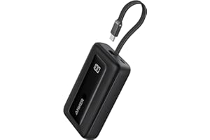 Anker portables Ladegerät, 10.000mAh 30W Powerbank, USB-C In und Out, Akkupack, Powerbank für Reisen, für iPhone 17/16/15/14/13, iPad, MacBook, Galaxy, Google und mehr