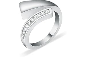 QGJNSGC Anillo de urna para cenizas para mujeres y hombres, anillo de ceniza de circonita cúbica, joyería conmemorativa de cremación, recuerdo de duelo, regalo para la pérdida de un ser querido
