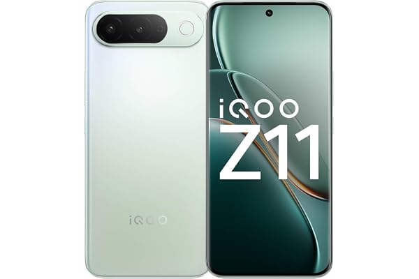 iQOO Z11 5G (Aurora Green, 6GB RAM, 128GB Storage) | India's 1st MediaTek Dimensity 7500 Turbo Processor* | 3D Curved Display