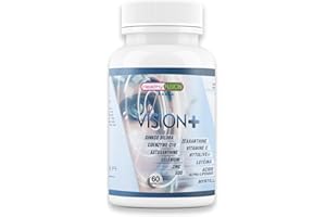 Healthy Fusion Vision+ | Capsules pour la vue | Avec lutéine et myrtilus | Renforce les tissus oculaires et la rétine | Améliore la vision diurne et nocturne | Pour la santé des yeux | 60 capsules