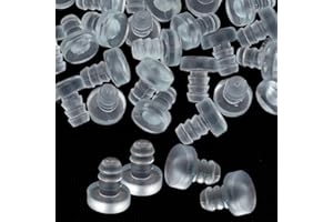 "N/A" OLRWSLG 40 Stück Tisch Stoßfänger Lärm Dämpfung Pads Kieselgel Anschlagpuffer, Transparent Schutzpuffer Weich Elastikpuffer Dauerhaft Möbelpuffer für Möbelkissen Schalldämpfer Fensteranschlag