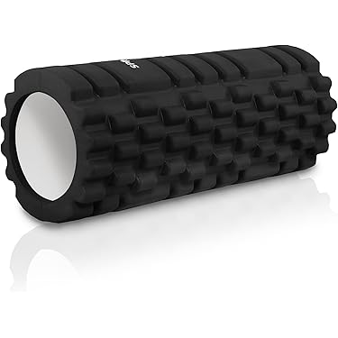 Rouleau De Massage En Mousse Lisse Creux - 15x5 Cm, Matériau EPP Léger, Pour Relaxation Musculaire, Pilates, Bureau