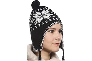 ...KARL LOVEN Chullo Chullo Chullu - Berretto unisex con nappa, colori a scelta