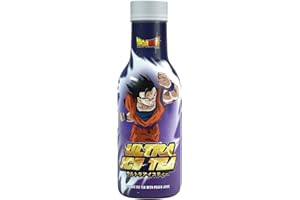‎ULTRA ICE TEA ULTRA ICE TEA Bio Eistee – Veganes Schwarzteegetränk mit dem Dragon Ball Charakter Gohan – Erfrischender Pfirsich-Geschmack – 1 x 500 ml Einweg