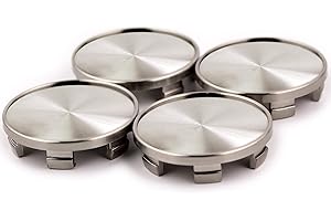 ‎RHINOTUNING Rhinotuning 4 x 54 mm ABS-Material Gebürstetes Rotguss Rad Nabenkappen Nabendeckel für 40342-40P01 40342-AU510 40342-ZM70B