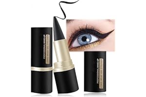 EVEBEATY Long-Lasting Black Eyeliner Pencil – Quick-Dry, Waterproof, Smudge-Proof Matte Finish for All Eye Shapes, Face Painting & Body Art