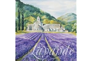 TIGERS ON THE LOOSE Paper Napkins for Decoupage, 4 Single Lunch Size Paper Napkins, Lavande