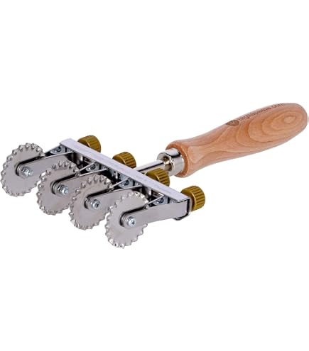 Rullo Per Burro In Acciaio Inox BR-164 – Per Grigliate E Cucina Professionale, Capacità 2 Quart, Ruota Da 4″