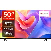 TCL 50PF650K 50-inch 4K Ultra HD, HDR TV, Smart LED Fire TV (Dolby ...
