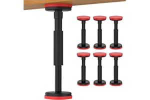 DEUSON Teleskop Stützstange Teleskopstangen Stützsystem Teleskopstütze,Verstellbares Stützsystem Unterstützt bis zu 200 kg 18-45 cm für Schrank Sofa Waschbecken (2 Stück)